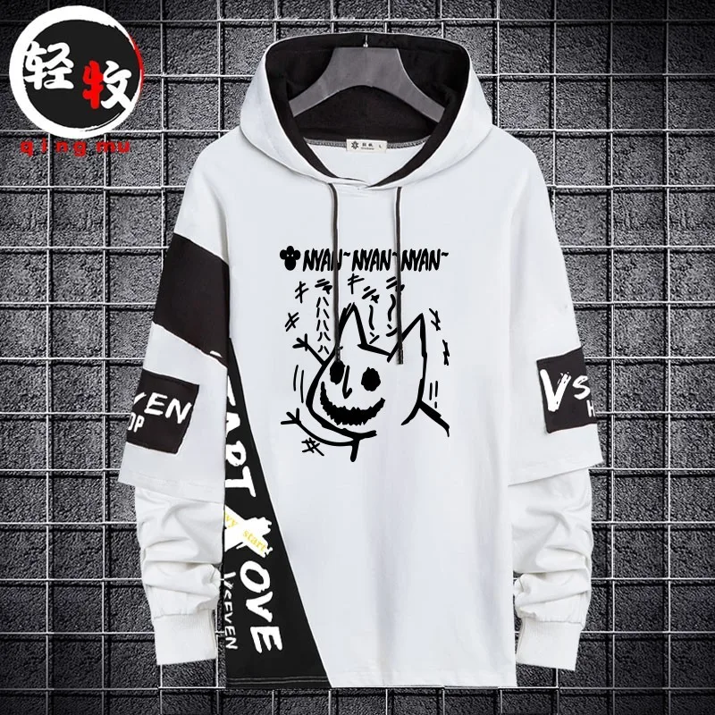 

Модная толстовка Ghost Lamp's Chilling Hoodie из чистого хлопка с длинными рукавами, повседневная, в уличном стиле