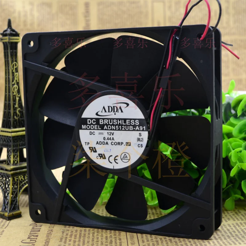

ZMZM for ADDA 13525 ADN512UB-A91 135*135*25mm 13cm 12V Industrial Cooling Fan