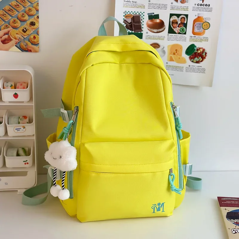 Crianças mochila para menino versátil para mulheres mochila bonito dos desenhos animados mochila saco de escola saco de classe para menina sacos de ombro