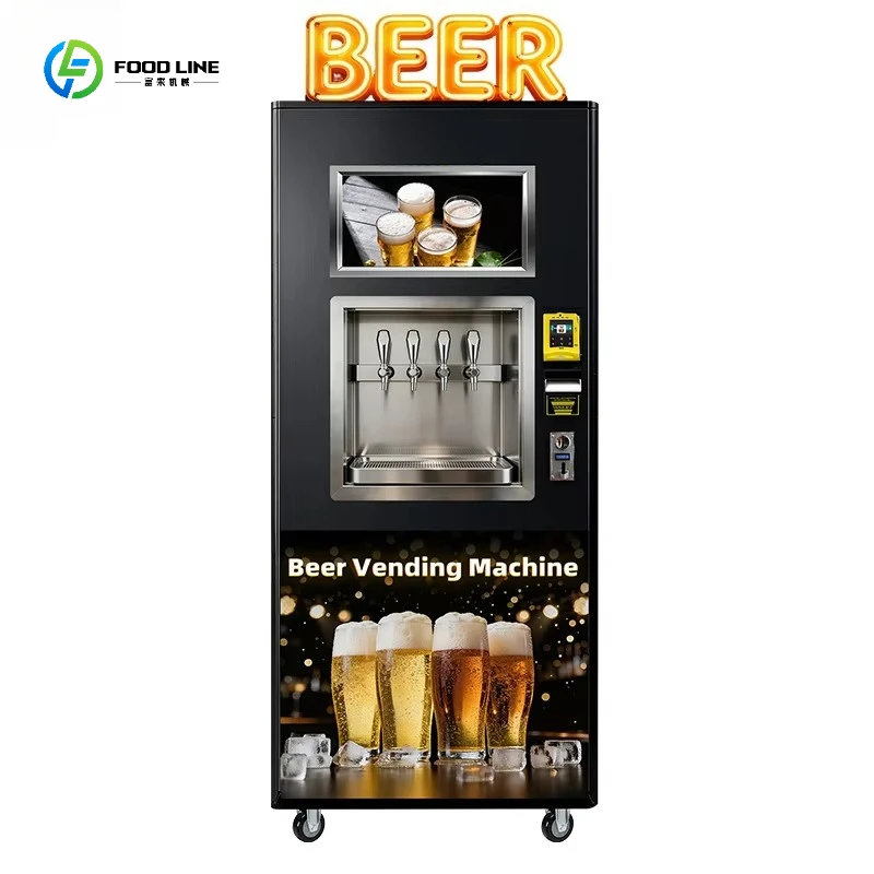 Máquina Expendedora Automática Personalizada para Festivales de Playa, Bebidas, Cerveza y Refrescos