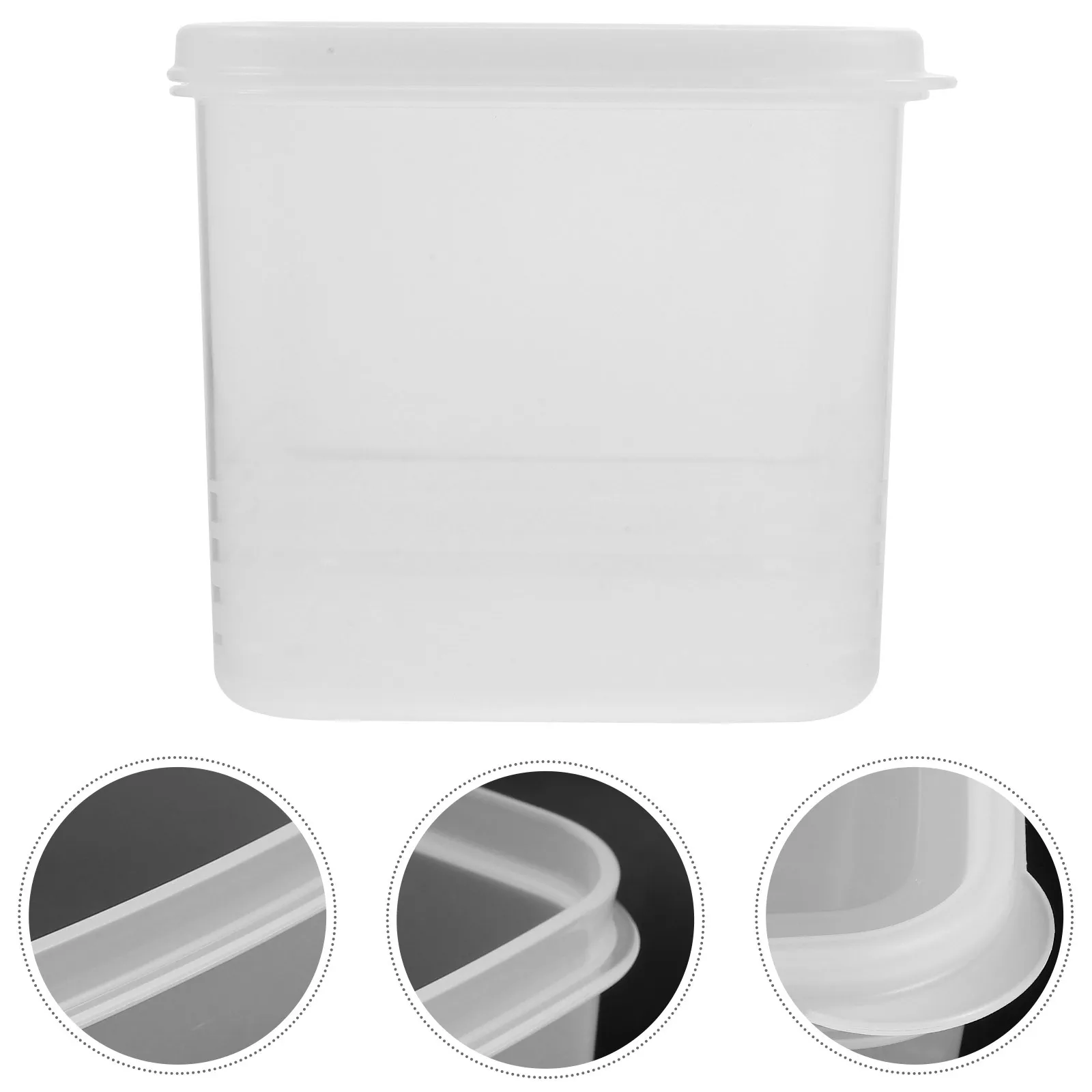 

Bread Storage Clear Plastic Kitchen Organizer Fridge Bread Fridge Holder Box Fresh Keep Case Bakery Food Holder