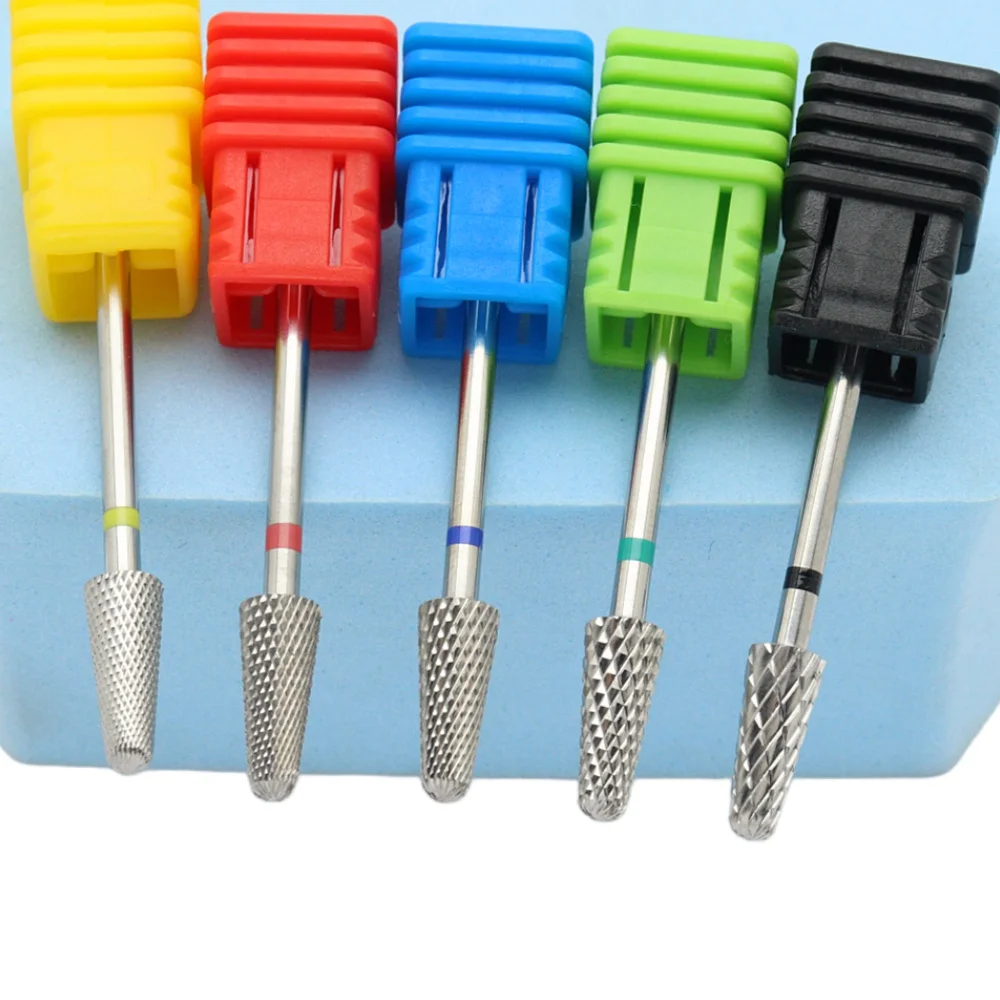 Umbrella-Shaped Alloy Nail Drill Bit – 2.35mm Shank Professional Manicure Pedicure Grinding Head Nail Art Tool view 4