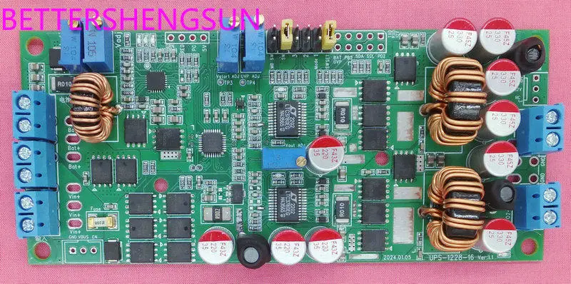 Computer Security Industrial Control DC UPS Uninterruptible Backup Power Module 12V/24V Regulated Output 200W