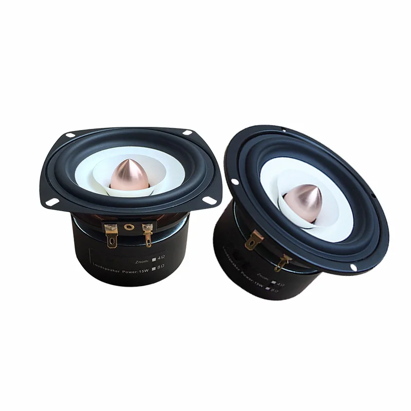 6ohm 4ohm alto-falante de alcance completo 4 Polegada três estágios equilíbrio alta fidelidade tweeter midrange woofer alto-falantes diy parte 1pc