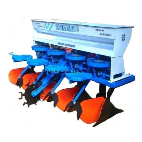 

New Design Four (4) Row Corn Planter Multicrop Corn Seeder with Fertilizer Customised Green Red Set Key Adjustable Parts