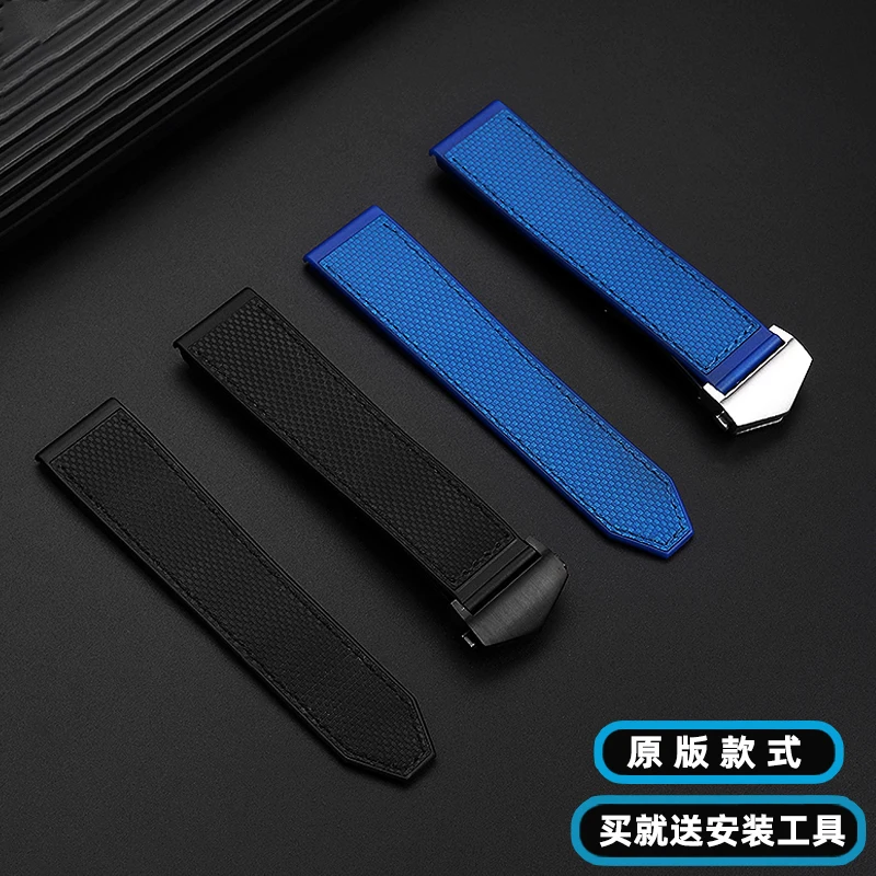 شريط ساعة نايلون بطبقة ثانية من البولي يورثان الحراري ، حزام ساعة لتاغ هوير ، موناكو AQUARACER ، CBL2184 ، مطاط ، 22