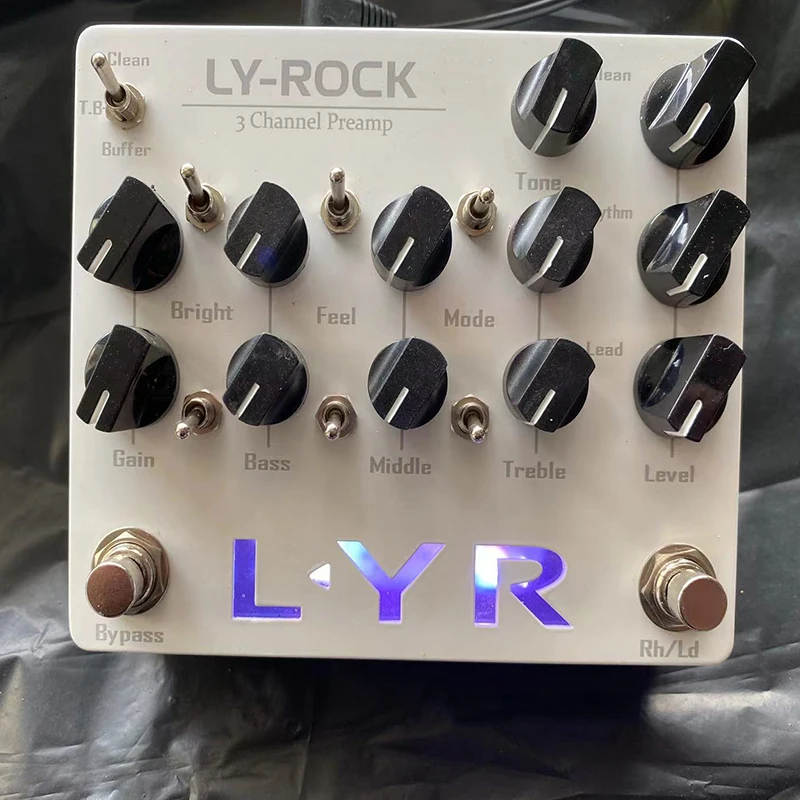 LY-ROCK LYR 3 Channel Guitar Preamp Pedal Effect Pedal for KSR Ceres 3ch Preamp