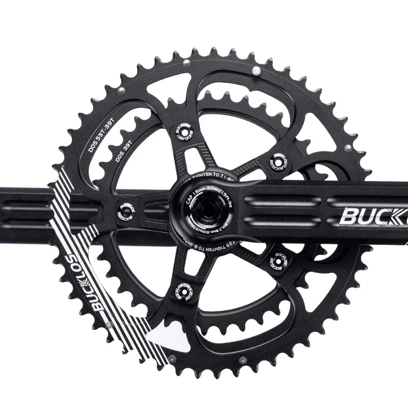 BUCKLOS 110 BCD Fahrradkettenblatt 34/36/39/50/52/53T Rennrad-Kettenrad Doppelgang-Kettenkrone für SHIMANO R7000 R8000 – Detail 30