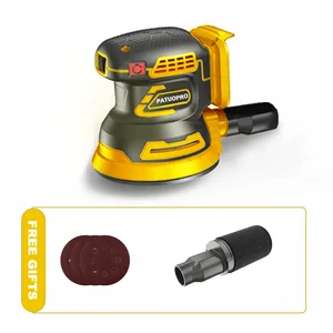 فرش الكهربائية المداري ساندر عشوائي الخشب ساندر تلميع تلميع ساندر 3 سرعات ساندر لبطارية ماكيتا 18 فولت أفضل 10 مبيعات روتو مداري ساندر - رقم 9