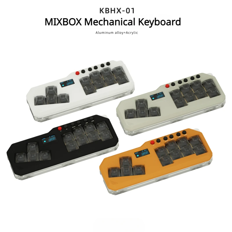 

DOIO Hitbox Mini Mechanical Keyboard for Arcade Fighting Game Wired Hot-swappable RGB Backlight Custom Gaming Keyboard Gift