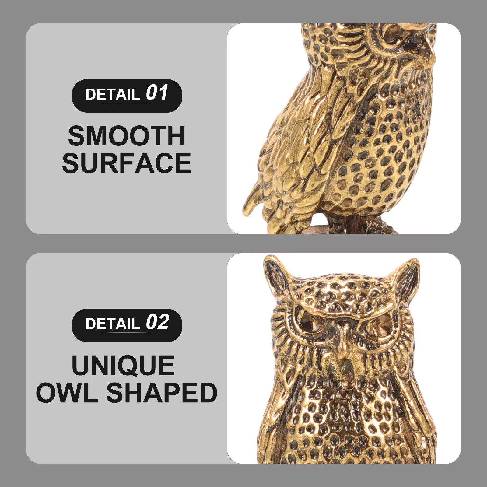 

Owl Stamp Handle Sealing Wax Tool DIY Animal Envelope Lacquer Heads Replacement Handle Smooth Polished Long Use Comfortable Easy