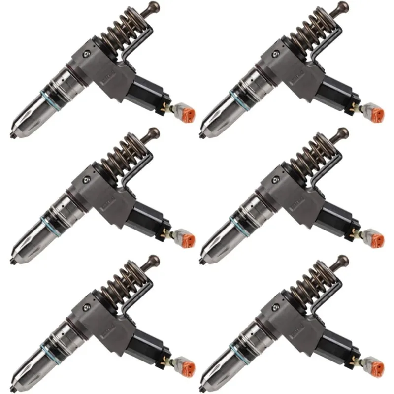 

6-Pack Diesel Fuel Injector 3411767 3411767PX 3411767RX EX631767 for Cummins N14 NTA14 Engine Medium Heavy Duty Trucks