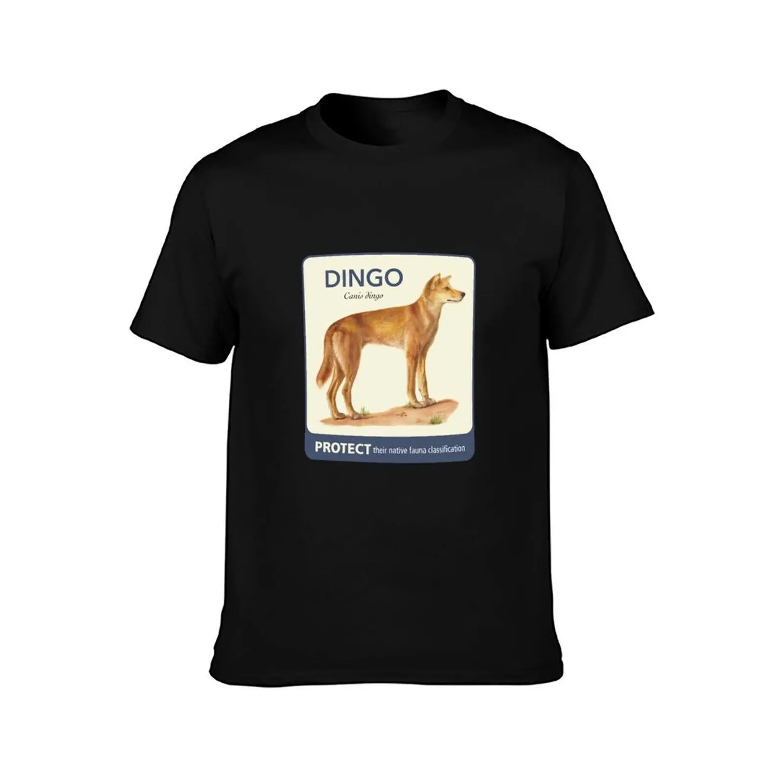 Protect Australian Dingo T-Shirt, Summer Casual Cotton Tee, Oversized Streetwear Tops, Vintage Graphic Print, Unisex Men Women