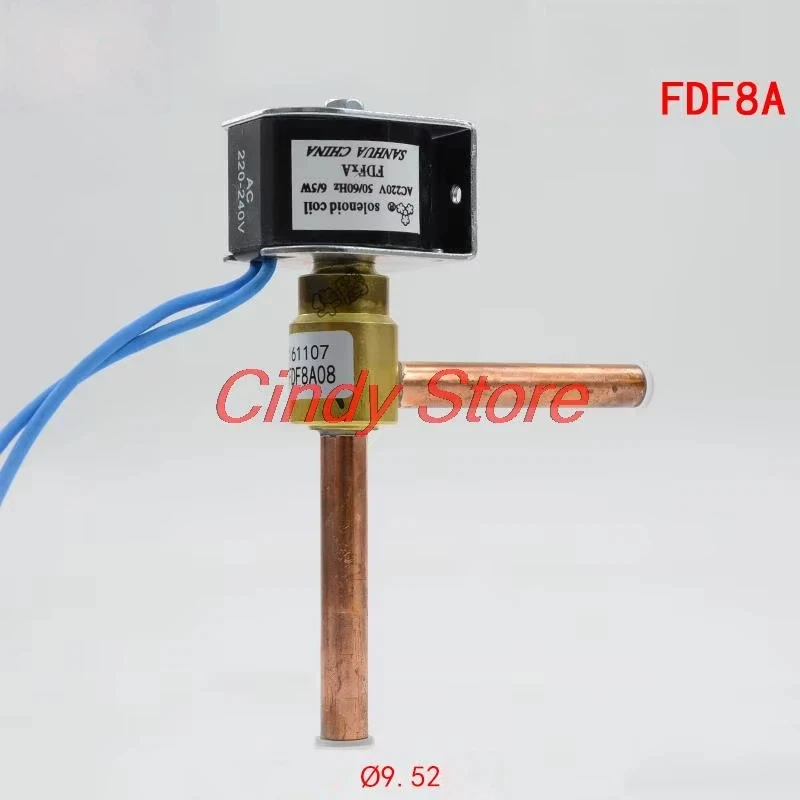 1PC 2 Way Right-angle Solenoid Valve FDF-2A/FDF-6A/FDF-8A /FDF-11A Normally Closed For Air-Conditioning Ice Machine Defrosting