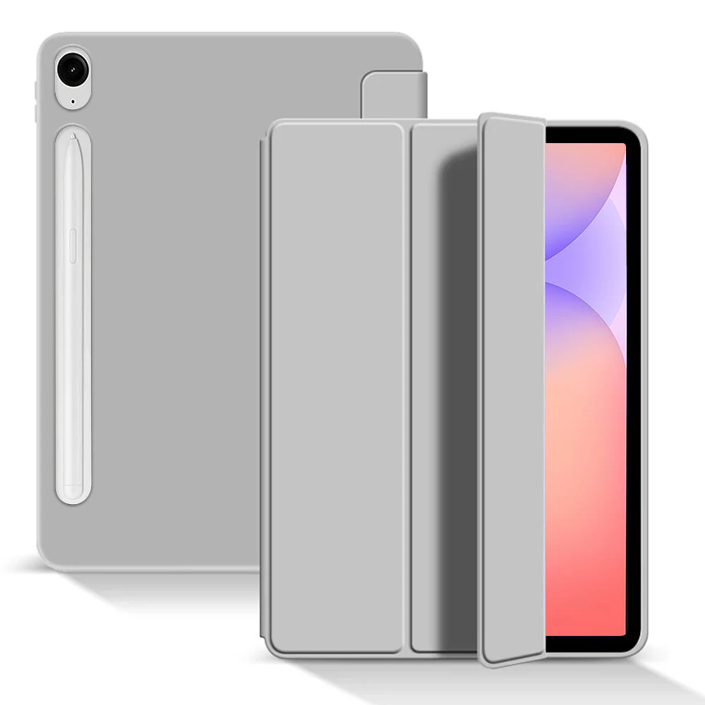 Flip Stand Case voor Samsung Galaxy Tab A9 Plus 2023/ A11 Plus/A9/A11/S10 FE/S10 Lite met Auto Wake/Sleep, Zacht synthetisch leer