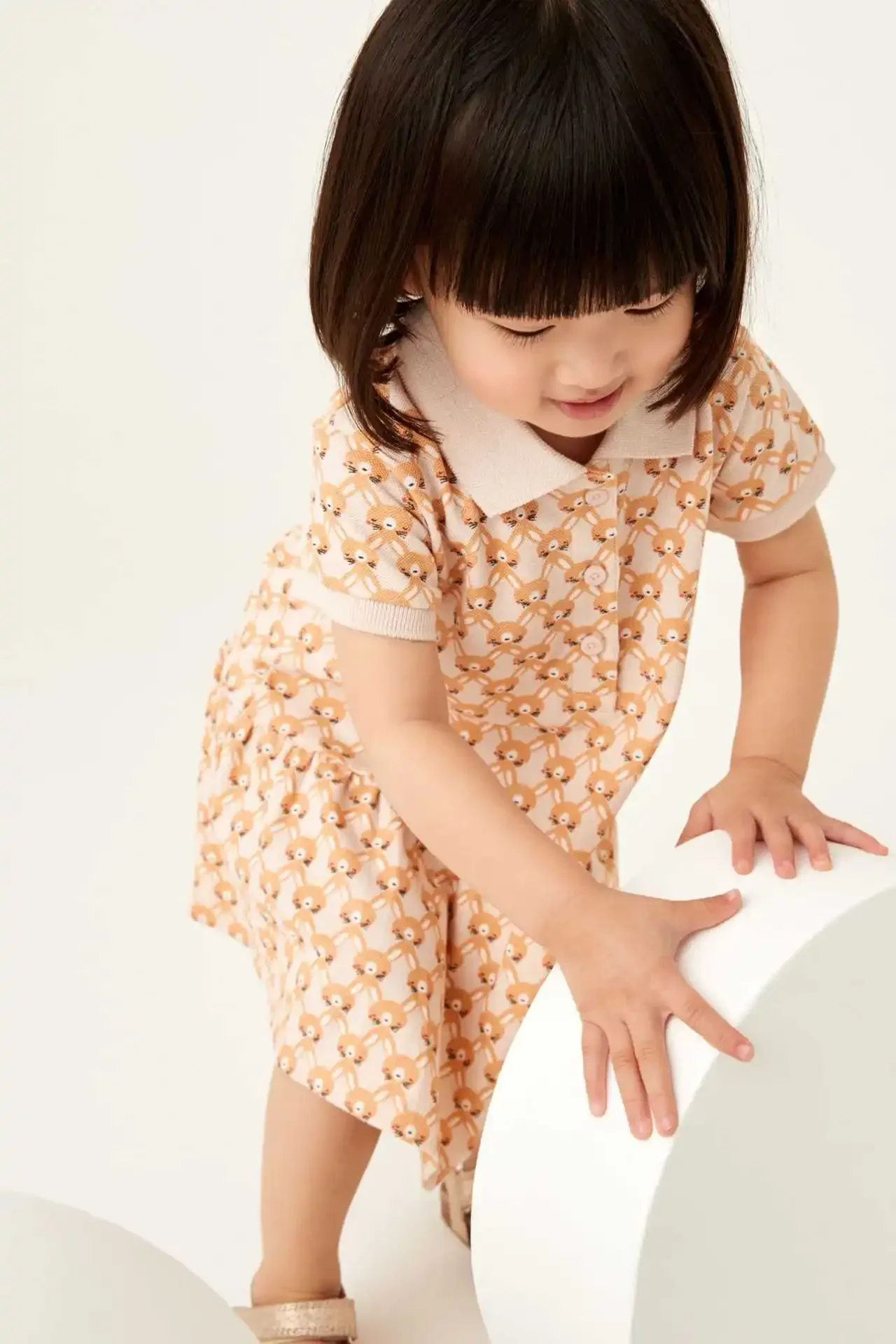 Vestido de Polo de algodón para niñas pequeñas, ropa suave y cómoda, ropa informal encantadora para niños de 2 a 8 años, verano 2024