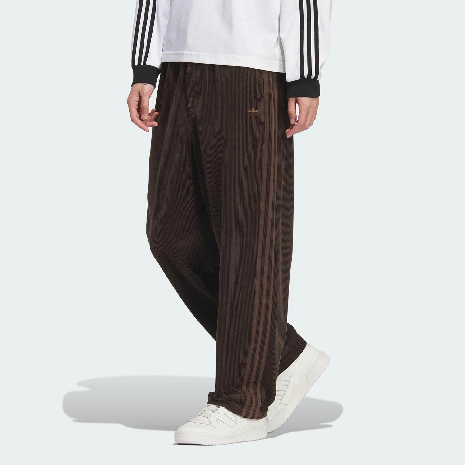 Adidas genuine clover men's corduroy loose retro casual pants KS5976