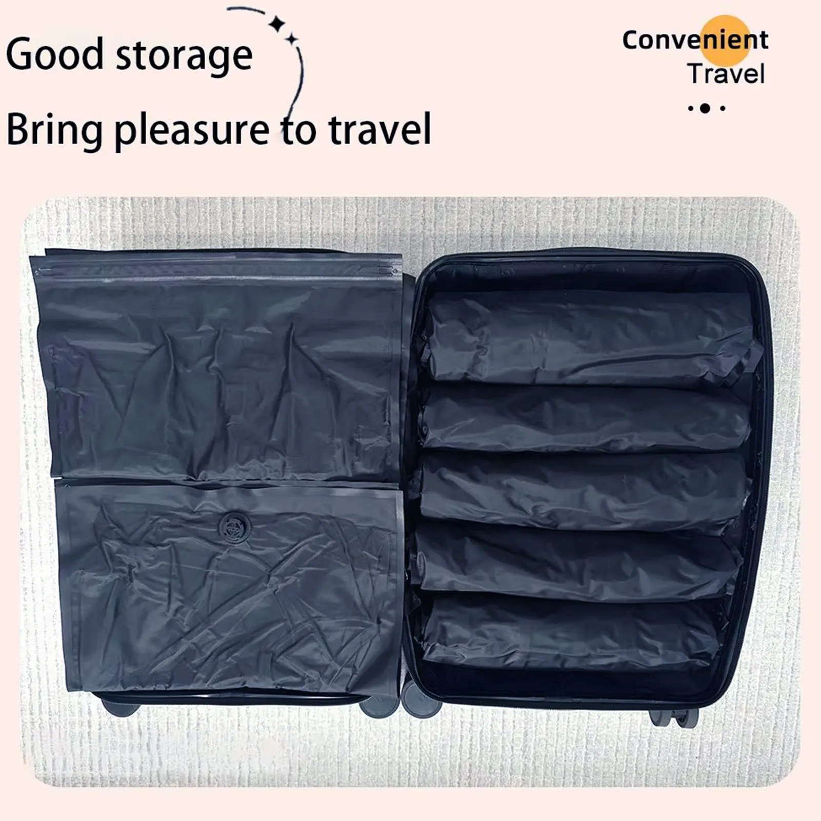 Compression Bags Compression Packing Bags For Travel Space Saver Organizers Storage Large Capacity Vacuum For Wardrobe Suitcase