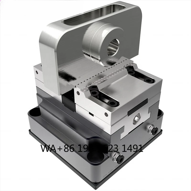 

KSP2-100 100mm Quick Clamp Pneumatic Vise High Precision Self Centering Workholding Fixture for CNC Milling Machining Center