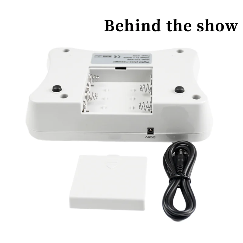 Estimulador muscular ems, 12 modos, elétrico, dezenas, massageador de pulso, acupuntura, frequência digital, máquina de fisioterapia, queimador de gordura