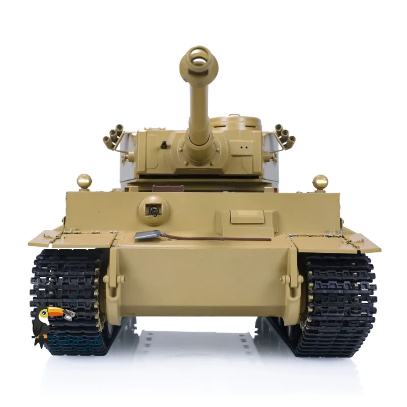 마토 1/16 스케일 RTR RC 탱크 옐로우 독일 타이거 I 적외선 버전 1220 원격 조종 팬저 차량 모델 소년 장난감 TH00647