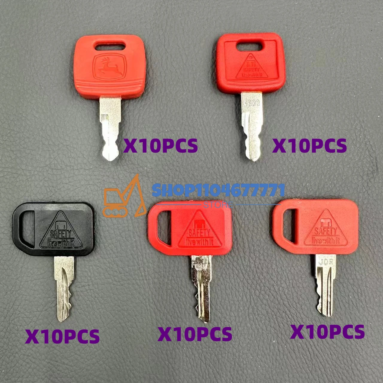 

50PCS RE183935 RE43492 RE71557 RE81404 Key For John Deere Tractor 6010 6110 6210 6310 6410 6510 Engine