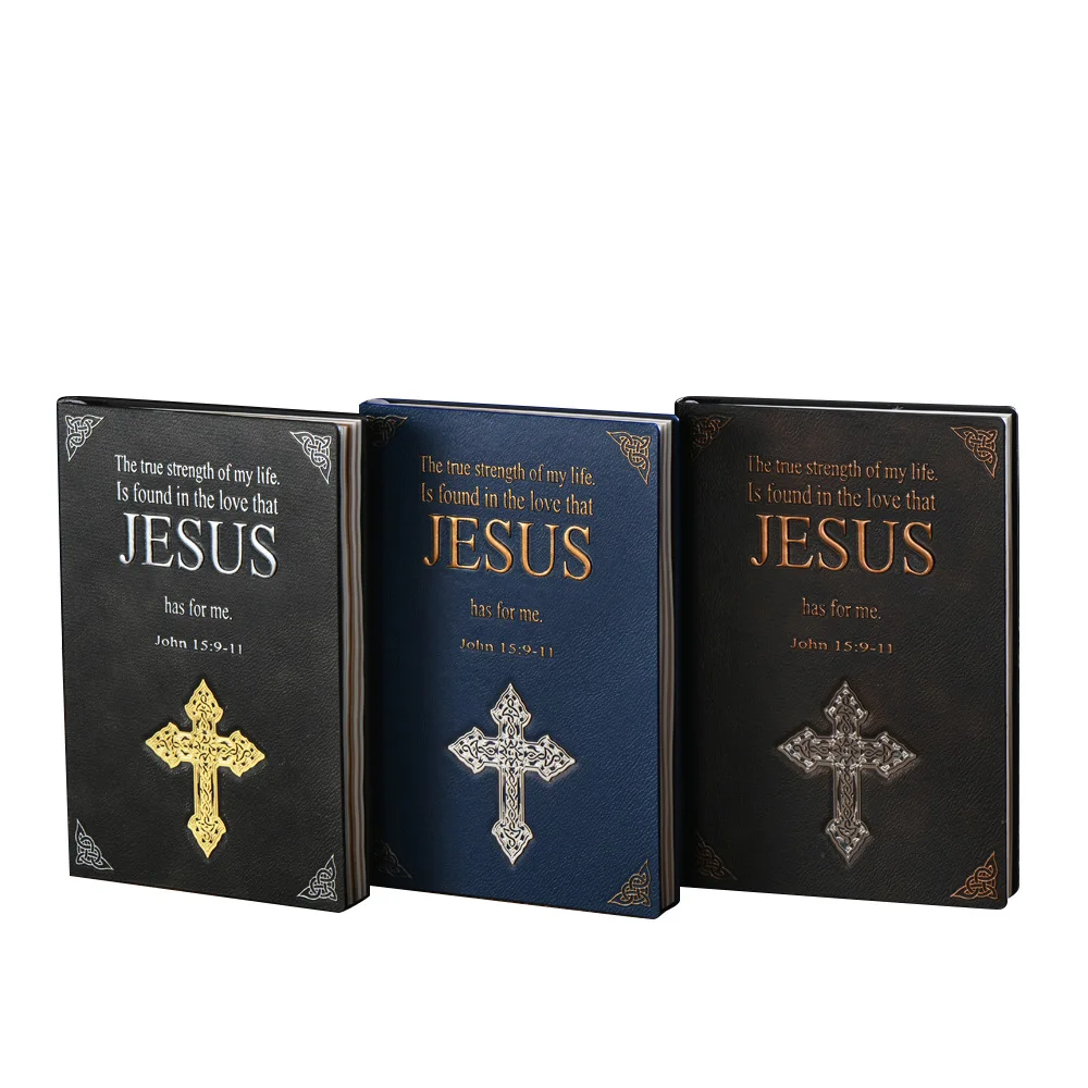 

Jesus Notebook Sticker Hardcover Catholic Christian Religious Christmas Gift Church Crucifix