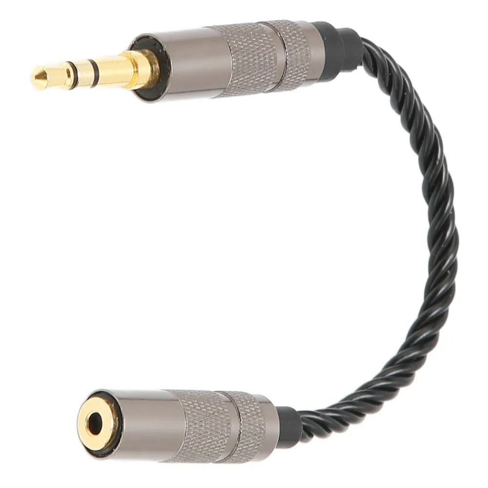 Silver Plated Copper 3.5 Stereo Male to 2.5 Balanced Female Adapter Lossless Sound Headphone Jack Conversion Cable