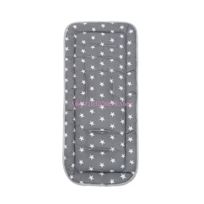 R6FD Baby Child Dining Chair Trolley Mat Star Cartoon Cushion Stroller Mat