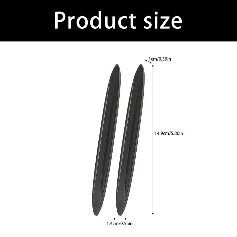 غطاء حماية حافة باب السيارة منخفض للماء بسمك 3 مم من مادة PVC مقاومة للخدش وتركيب غير مرئي #6