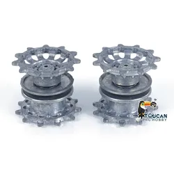 Spare Parts Metal Sprockets Driving Wheels Accessories for 1/16 Heng Long RC Tank Challenger II 3908 TH23173