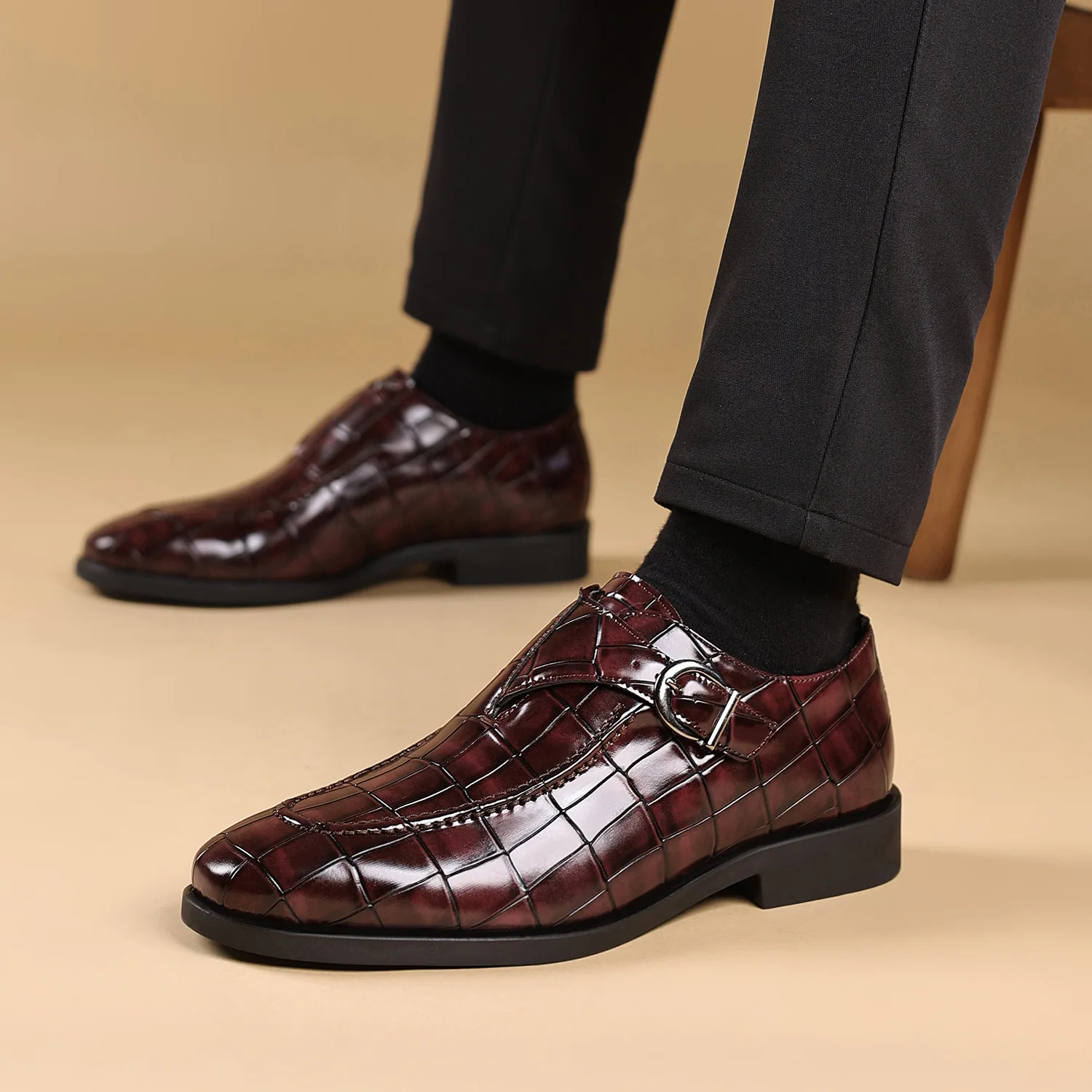 

Fashion Men's Oxford Shoes Men's Formal Shoes Comfortable Wear-resistant Non-slip Male Office Shoe Zapatos De Vestir Hombre