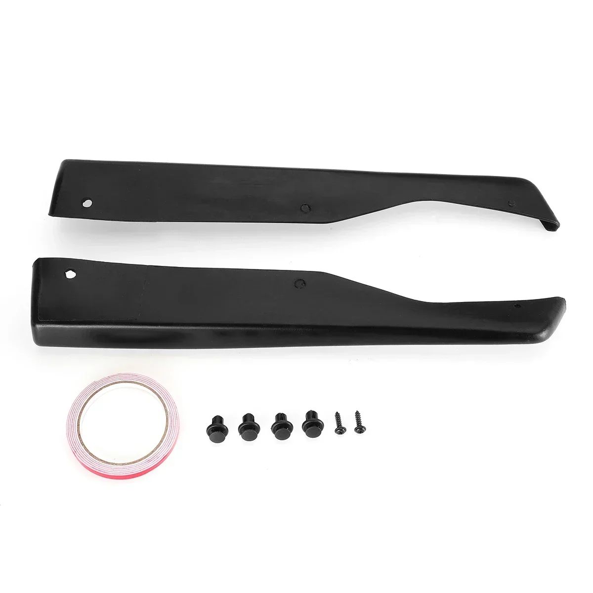 New 2pcs Car Side Rear Bumper Lip Diffuser Splitter Wrap Diffuser Canard Side Aprons For Subaru For Impreza WRX Sti 4Dr Body Kit