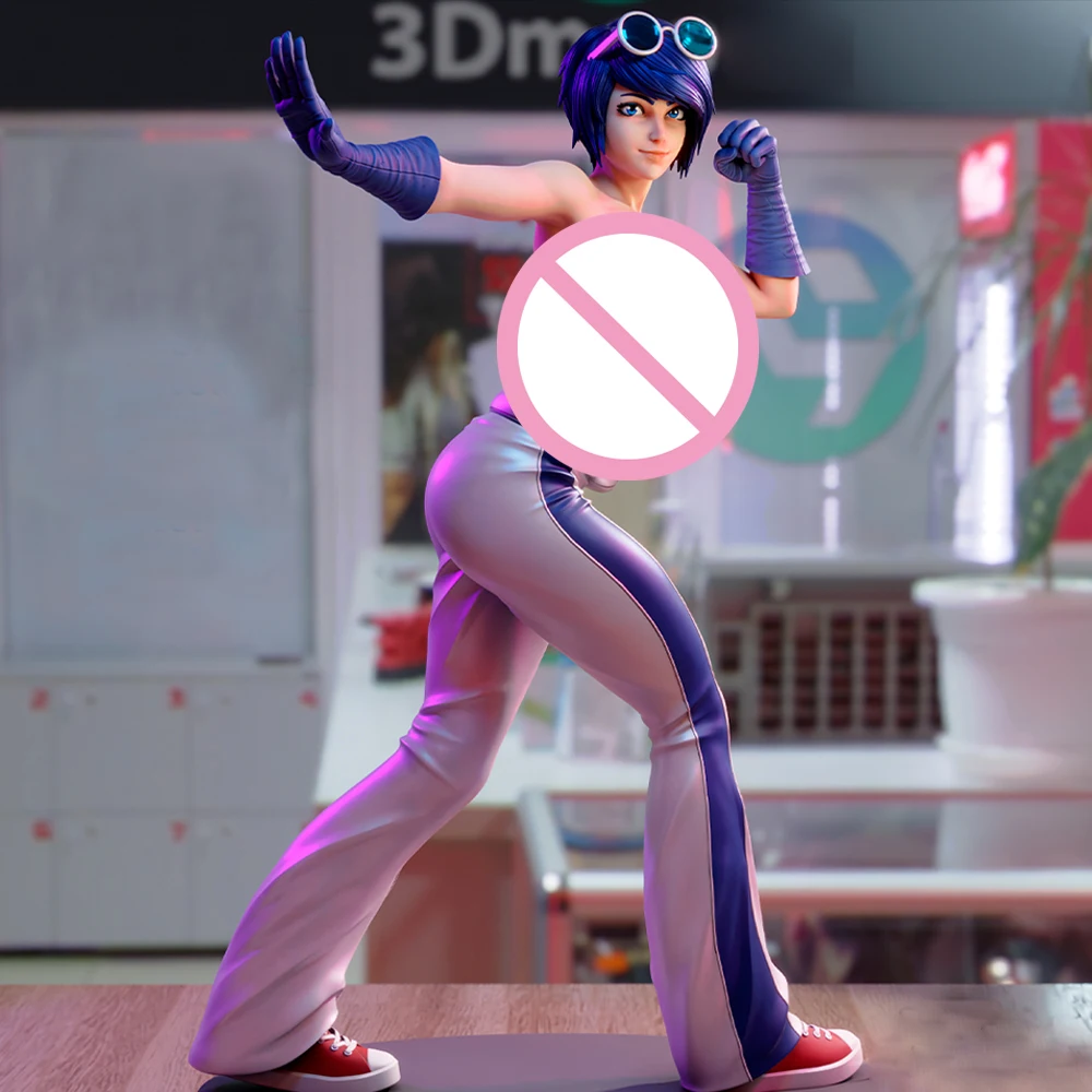 

1/24 May Lee King Fighters NSFW 3d Printed Model Resin Unpainted Figure Model Kit Miniature Garage Gk Kits Unassembled Diy Toys