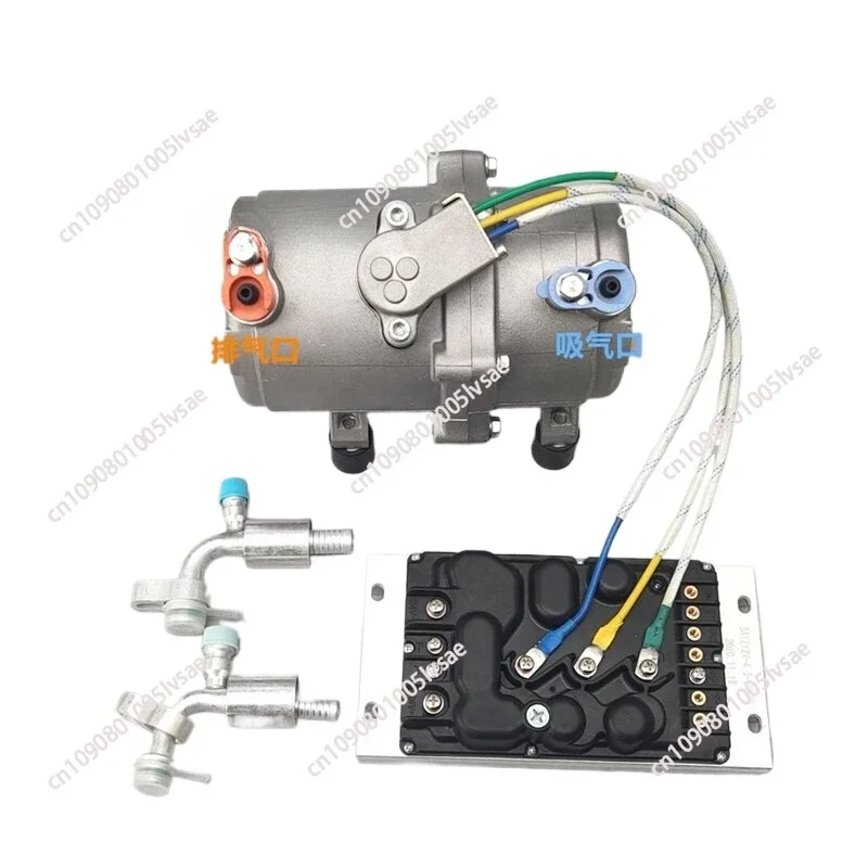 Air Conditioner 12V/24V Electric Compressor Unit Energy Modified Electric Suitable for Car Truck Bus Tractor Car Air Conditioner