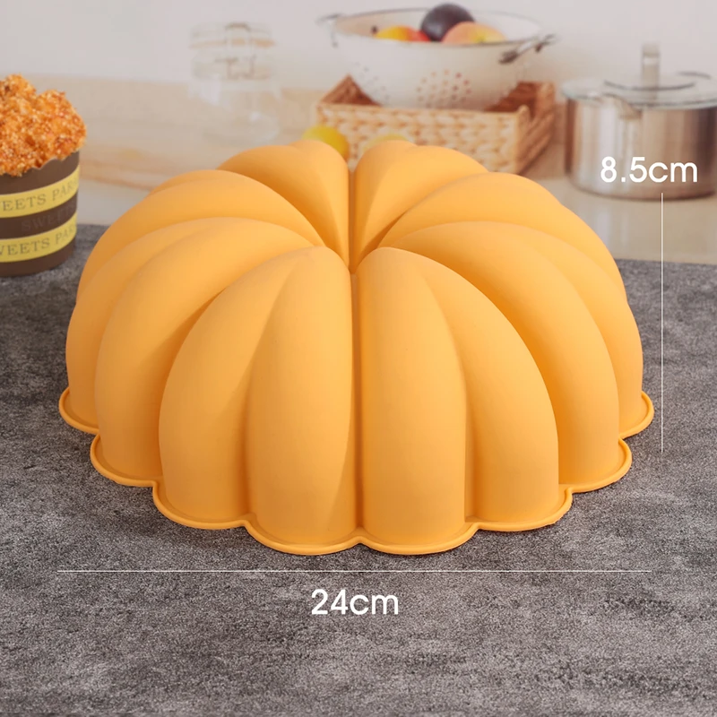 Silicone Baking Mold DIY Pumpkin Nut Leaves Joy of Harvest Fondant Cake Silicone Halloween Art Craft Decorating Tool