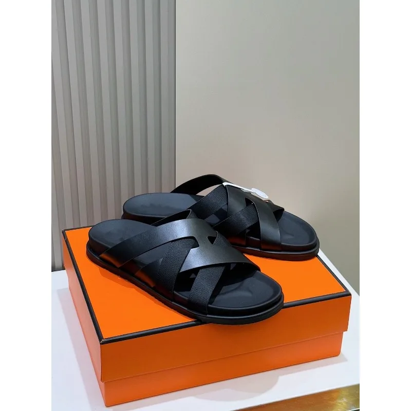 

New Summer Men's Thick Bottom Casual Sandals Fashion Non-Slip Platform Beach Sandals Comfortable Outdoor Walking Slippers Shoes