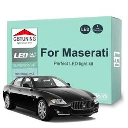 LED Interior Light Bulb Kit For Maserati Quattroporte AM337 M139 M156 Ghibli M157 GranTurismo M145 3200 4200 GT 3200GT 4200GT