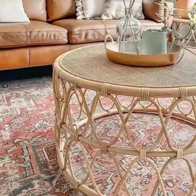 Minimalist Floor Aesthetic Coffee Designer Basse Coffee Unique Table Table Nordic Simple Black Vintage De Salon Home Furniture