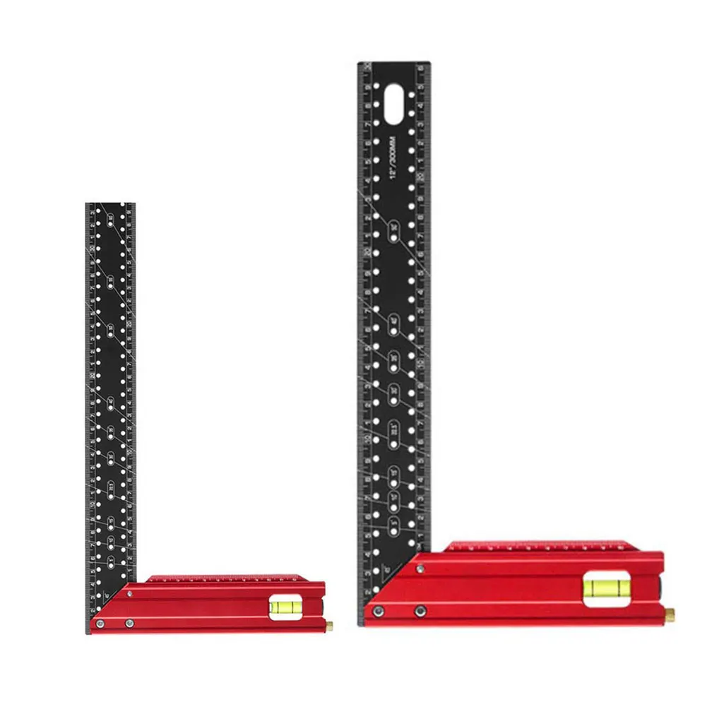 90 درجة مثلث الزاوية اليمنى حاكم الزاوية النجارة قياس سبائك الألومنيوم بمناسبة حاكم مسطرة قياس