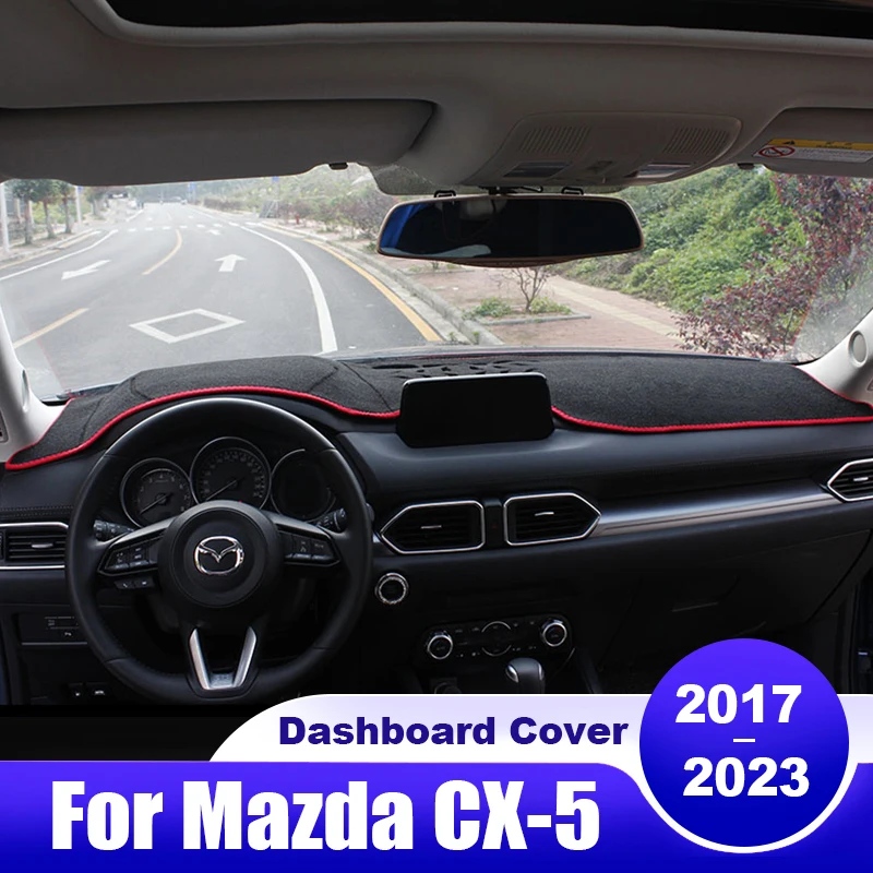 For Mazda CX-5 CX5 KF 2017 2018 2019 2020 2021 2022 2023 Car Dashboard Cover Dash Mat Sun Shade Non-slip Pad Accessories