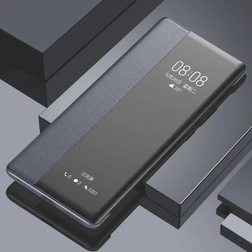 Funda con vista inteligente para Huawei Mate 20 Lite Defender Auto Sleep Wake Up Flip Cover carcasa a prueba de golpes para Huawei Mate 30 Pro Funda