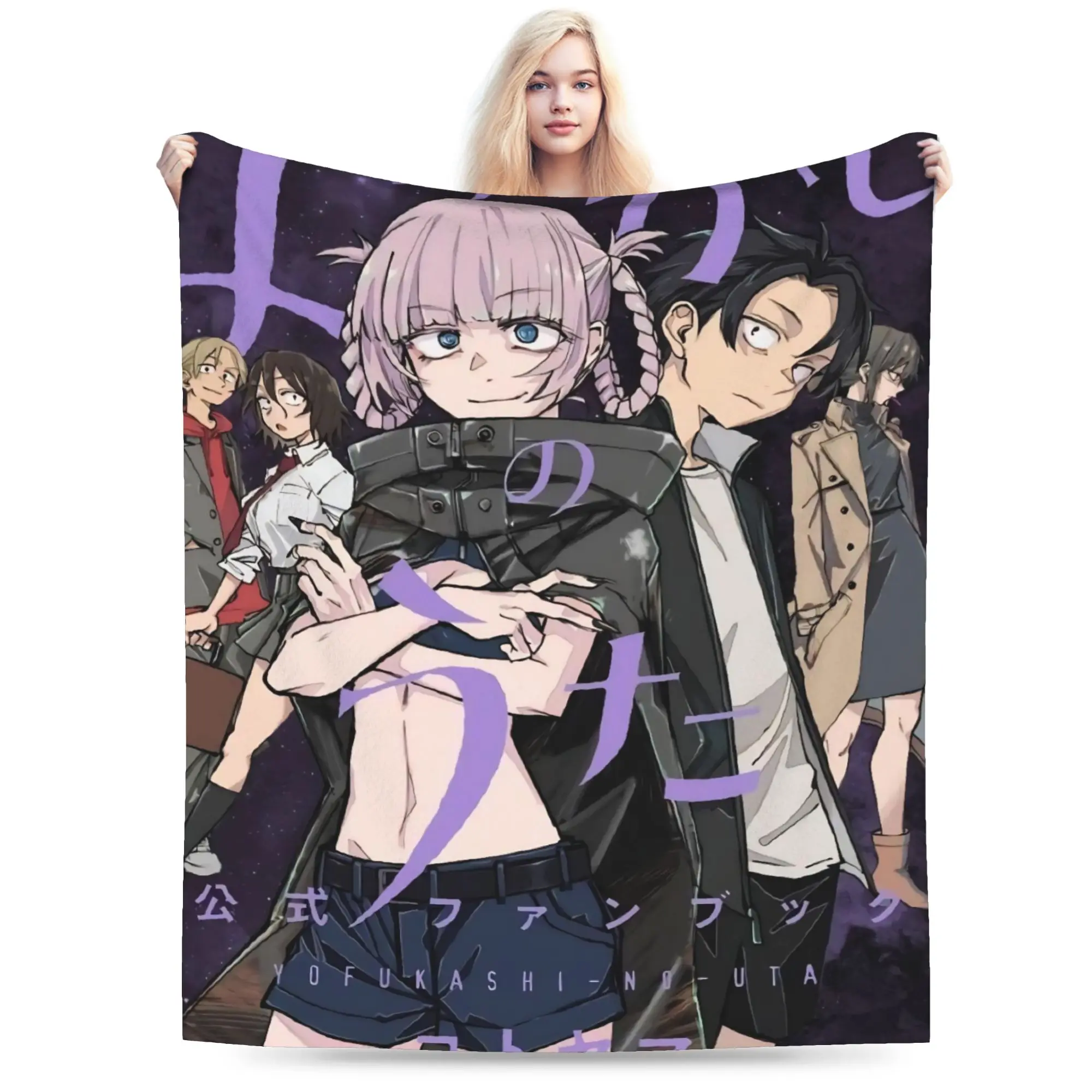 

Soft BlanketKids Picnic Call of the Night Mange Throw Blanket Flannel Bedspread For Living Room Print Sofa Bed Cover