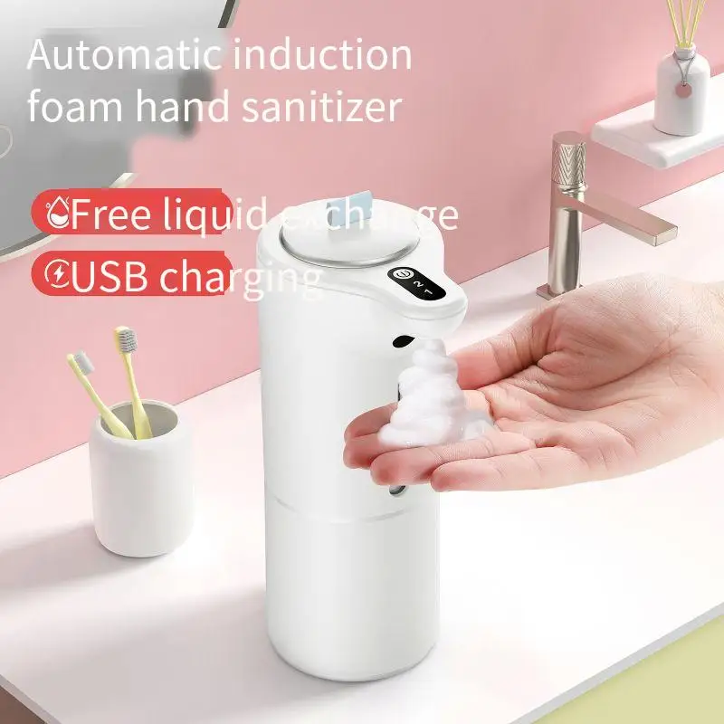 Automatic Sensor Soap Dispenser - Smart Touchless Foam Hand Wash Machine for Home/Hotel, USB Rechargeable & Antibacterial