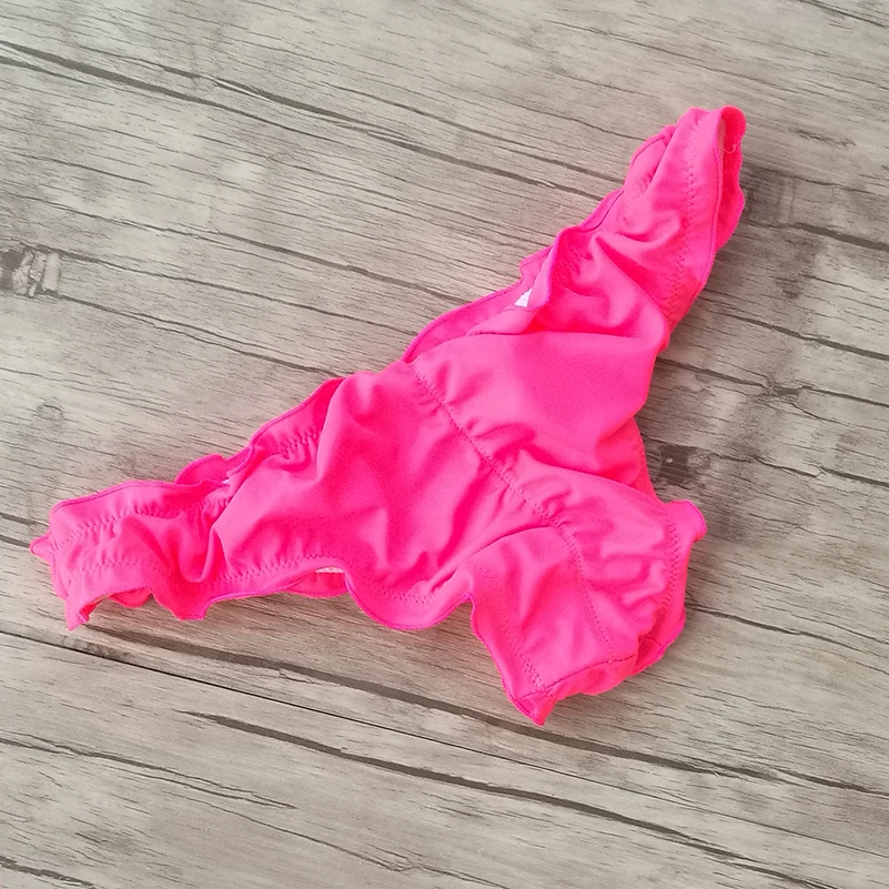 Bikini Bottoms T-back Sexy girl Cheeky Printing Swimwear Biquini Bikiny Bikinis Swim Suit Women Brazilian Bikini Thong Bottom
