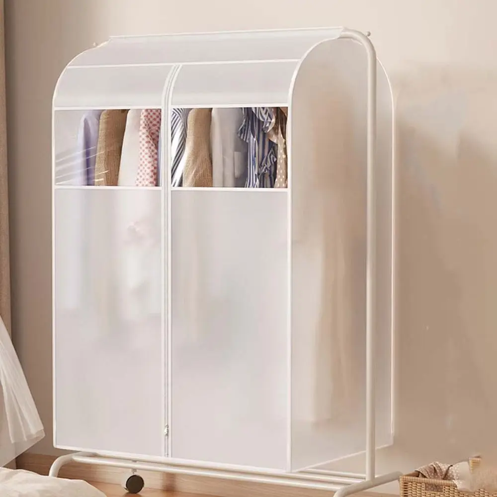 

Пластиковый подвесной пылезащитный чехол для одежды, прозрачный подвесной мешок для одежды большой емкости, влагостойкий пылезащитный мешок для хранения в гардеробе