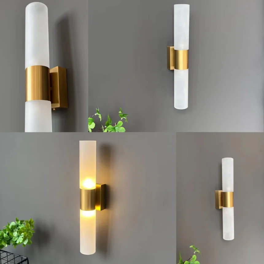 Modern Led Wall Lamp for Bathroom Bedroom Bedside Mirror Lighting Background Decoration Lights Home Indoor Black Chrome Decor