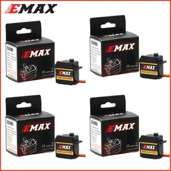 4pcs/lot Emax ES09MA 4.8-6.0V Metal Analog Swash Servo Compatible With Futaba JR For 450 Helicopter Tail Airplane Accessories