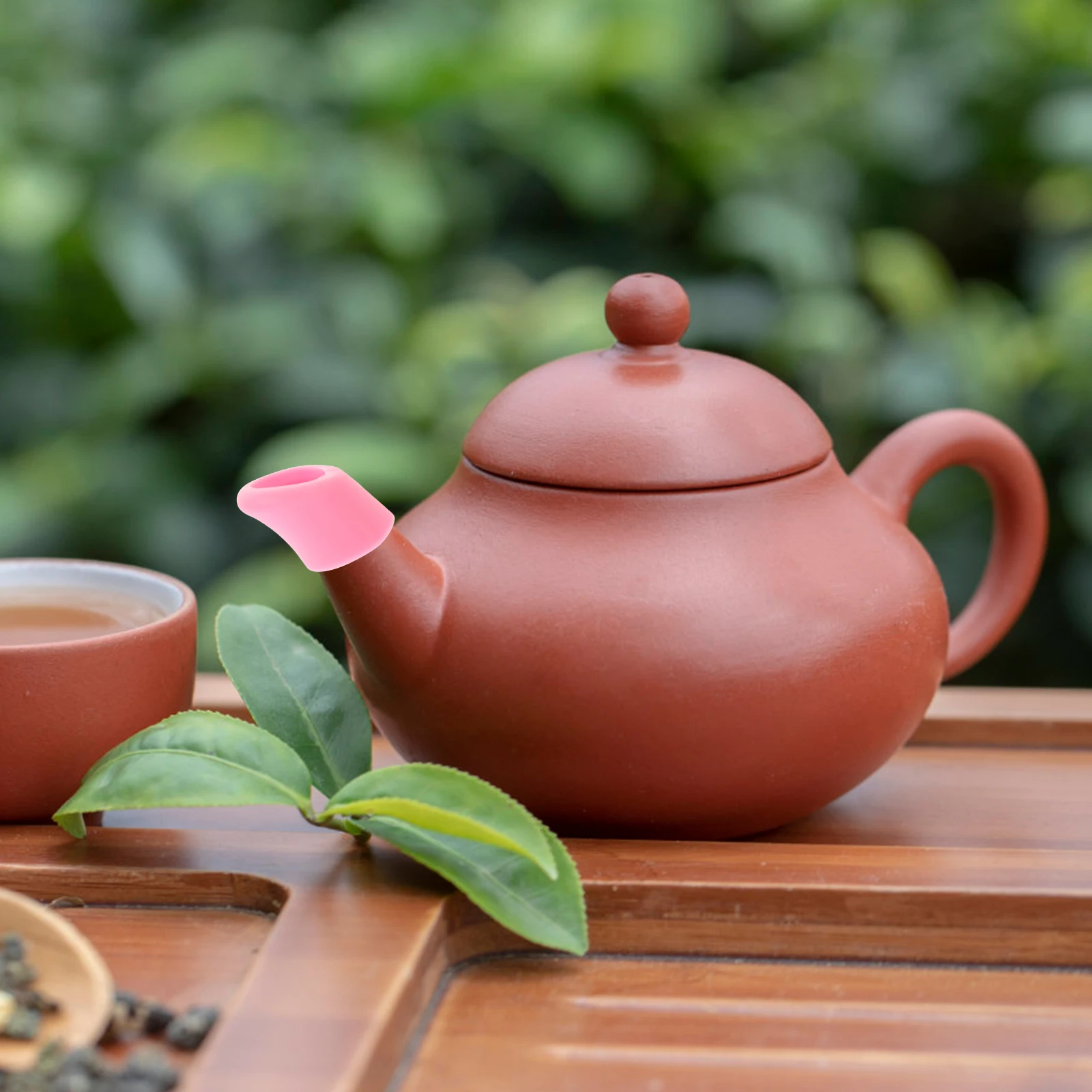 

2pcs Dust-proof Scald-proof Teapot Spout Plug Kettle Protector Cover Silicone Anti-leak Protective Sleeve Kitchen Barware