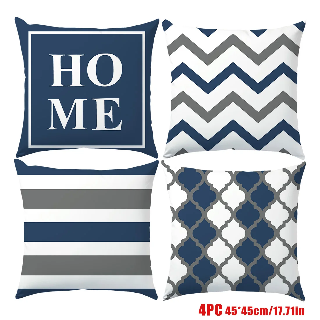 1/4pcs 4 Pcs Home Decorative Pillowcases with Unique Patterns Sofa cushion cover home bedroom room decoration
